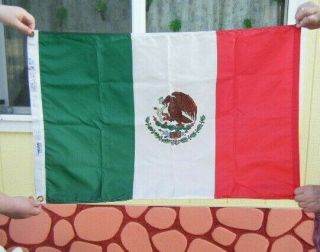 Rare 2x3 Vintage Bulldog Dettra Mexico Flag Duralite Made In Usa Nib