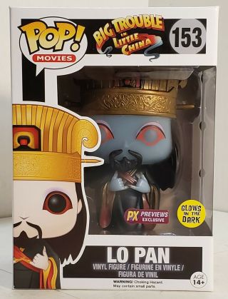 Funko Pop Movies - 153 Big Trouble In Little China - Lo Pan Previews Exclusive
