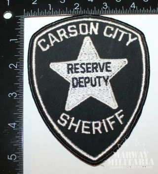 Early Carson City Nevada Reserve Deputy Sheriff Patch (17629)