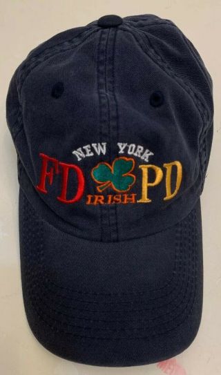 Nypd Fdny Fire Department York Irish Ny Hat Cap York City Police Ire