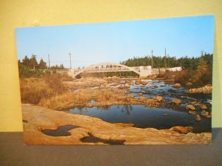 Vintage Postcard Of  The Bridge At Manuels  Newfoundland,  Cbs