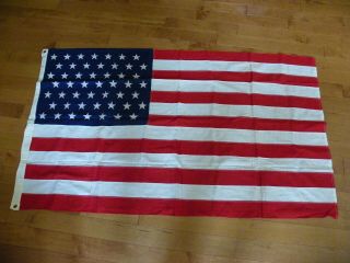 Vintage 49 Star American Flag,  3 X 5,  Cotton Fabric