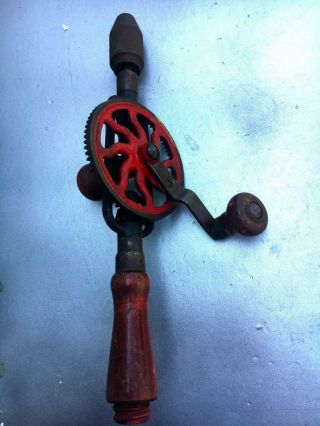 Vintage Antique Millers Falls 2 Egg Beater Hand Drill Fine
