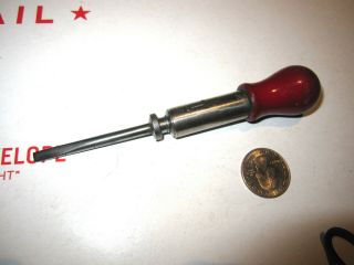 Vintage B.  A.  & J Products Ratcheting Screwdriver Made In Germany Good Ocnd.