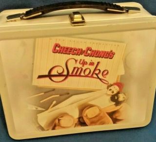 Vintage Cheech And Chong Up In Smoke Metal Lunchbox & Thermos