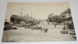 Cochinchine Saigon Vietnam Port Dock 1915 38