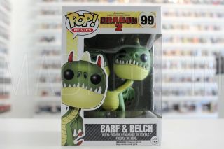 Funko Pop Vinyl Movies How To Train Your Dragon 2 Barf & Belch 99 Vaulted