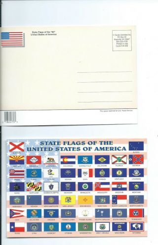 State Flags Of The United States Of America Post Card