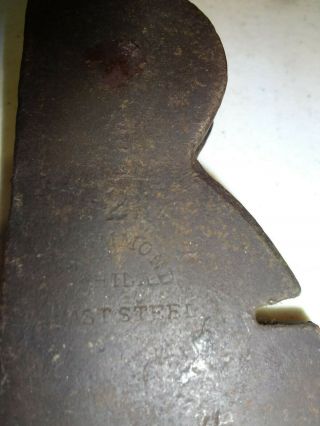 Antique Vintage C.  Hammond Hatchet Axe Hammer Head Philadelphia No 2 Rare Find 2