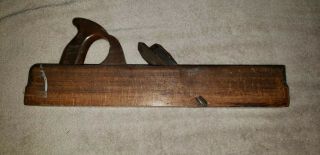 Vintage 16.  5 Inch Wood Plane blade has james usa on it 4