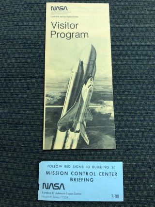 Nasa Johnson Space Center Houston Visitor Program And Mission Control Ticket