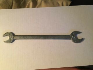 Vintage Usa Craftsman No.  3 V Series 5/8 " X 11/16 " Open End Thin Tappet Wrench