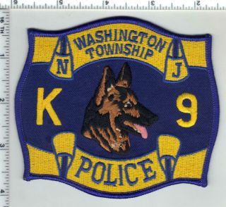 Washington Township Police (jersey) 1st Issue K - 9 Shoulder Patch