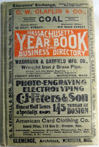 1900 Massachusetts Year Book & Business Directory
