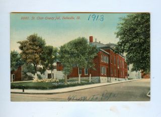 St.  Clair County Jail,  Belleville,  Ill.  Post Card