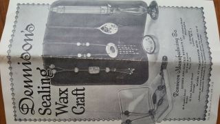 Vintage Dennison ' s Sealing Wax Craft 5