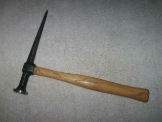 Vintage Fairmount 156 - G Long Pick Auto Body Hammer With Wood Handle