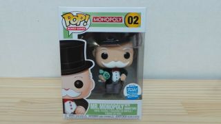 Funko Pop Mr.  Monopoly With Money Bag 02 Funko Shop Limited Edition Board Games