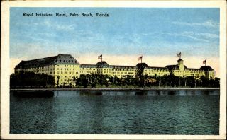 Royal Poinciana Hotel Palm Beach Florida Mailed 1926 Jupiter Fl