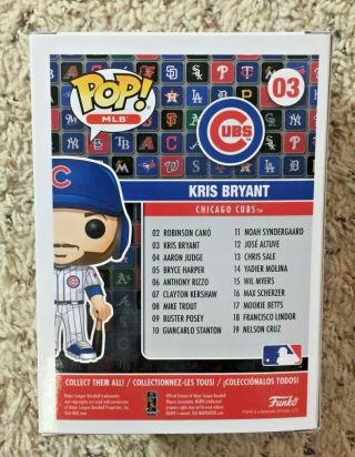 Funko POP Kris Bryant Chicago Cubs MLB Baseball 03 4