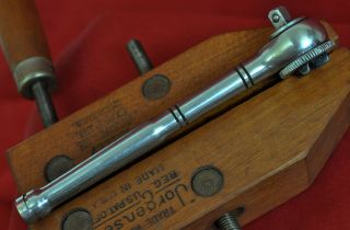 Vintage Craftsman 943795 1/4” Tri - Wing Thumbwheel Drive Ratchet Tool 3