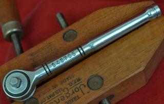 Vintage Craftsman 943795 1/4” Tri - Wing Thumbwheel Drive Ratchet Tool 4