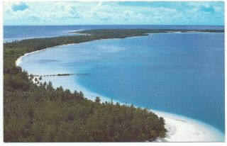 B.  I.  O.  T.  - Diego Garcia,  Lower East Side Of Lagoon Postcard Indian Ocean