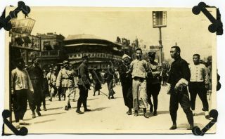 Shanghai China 1920s Chinese Soldiers Carry Out Executions Photo