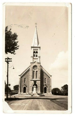Presentation Of Blessed Virgin Church Dorval Quebec 1925 - 49 L.  Charpentier Rppc