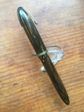 Vintage Sheaffer Fountain Pen Over The Top Military Clip