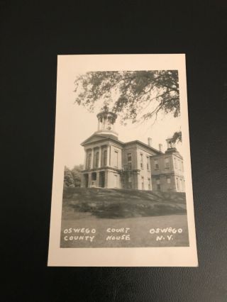 Vintage Photo Postcard Oswego County Court House Oswego York