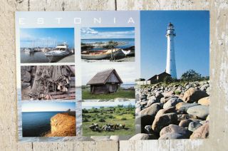 Lh Postcard : Kihnu Lighthouse - Kihnu Island - Baltic Sea - Estonia