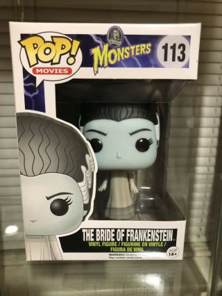Universal Monsters The Bride Of Frankenstein Funko Pop 113 Vaulted