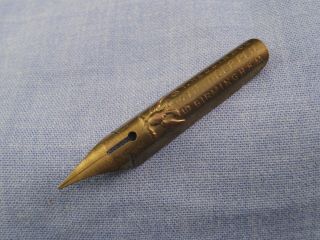 Antique Dip Pen Nib Nibs Plume Pluma Feder T Hessin Thunder No569 Calligraphy