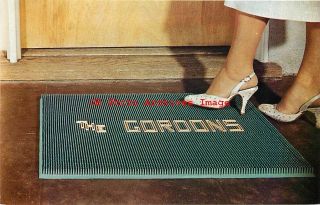 Advertising Postcard,  Mitchell Rubber Products,  Door Mats Promo,  Los Angeles Ca