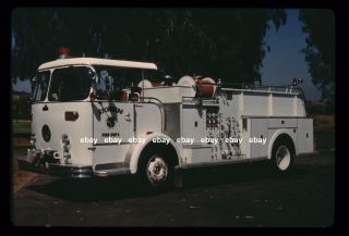 Escondido Ca 1961 Crown Pumper Fire Apparatus Slide