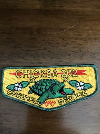 Chicksa 202 Order Of The Arrow 2018 100 Hours Of Service Flap