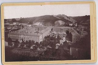 Cabinet Card Photograph The Meissen Factory At Dresden