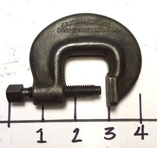 Vintage J.  H.  Williams & Co.  No.  1 Vulcan Heavy Service C - Clamp - Made In Usa