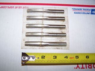 MACHINISTS TOOL MACHINE TAPS SAE 1/2 - 20 IN PACKAGE {5} 2