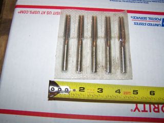 MACHINISTS TOOL MACHINE TAPS SAE 1/2 - 20 IN PACKAGE {5} 3