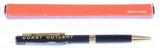 Vintage Advertising Combo Mechanical Pencil / Pocket Knife Coast Cutlery W/box