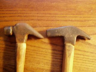 2 - - - Vintage Farrier S Horseshoe Blacksmith Claw Hammers