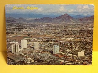 North Central Highrise Complex Phoenix Az Executive Towers Vtg Postcard 1971