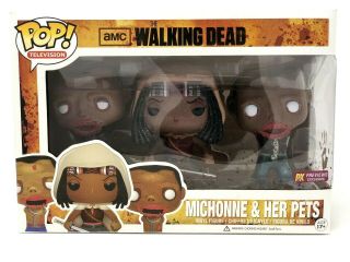 Michonne Her Pets Walking Dead Px Previews Funko Pop Vinyl 2013 Minor