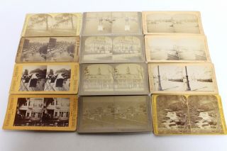 12 Antique Vintage Stereoview Cards Stereo View Columbian Exposition