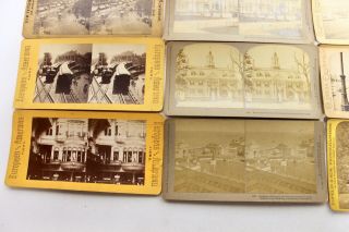 12 ANTIQUE VINTAGE STEREOVIEW CARDS STEREO VIEW COLUMBIAN EXPOSITION 3