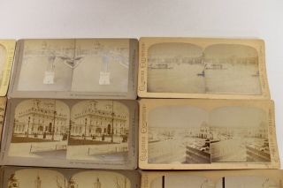 12 ANTIQUE VINTAGE STEREOVIEW CARDS STEREO VIEW COLUMBIAN EXPOSITION 4