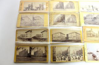 17 ANTIQUE VINTAGE STEREOVIEW CARDS STEREO NYC AMERICAN POPULAR SERIES ASST 2