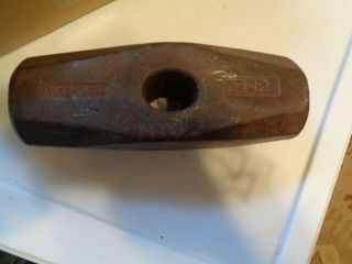 Vintage Warren - Teed 12 Lb Sledge Hammer Head Old Blacksmith Tool